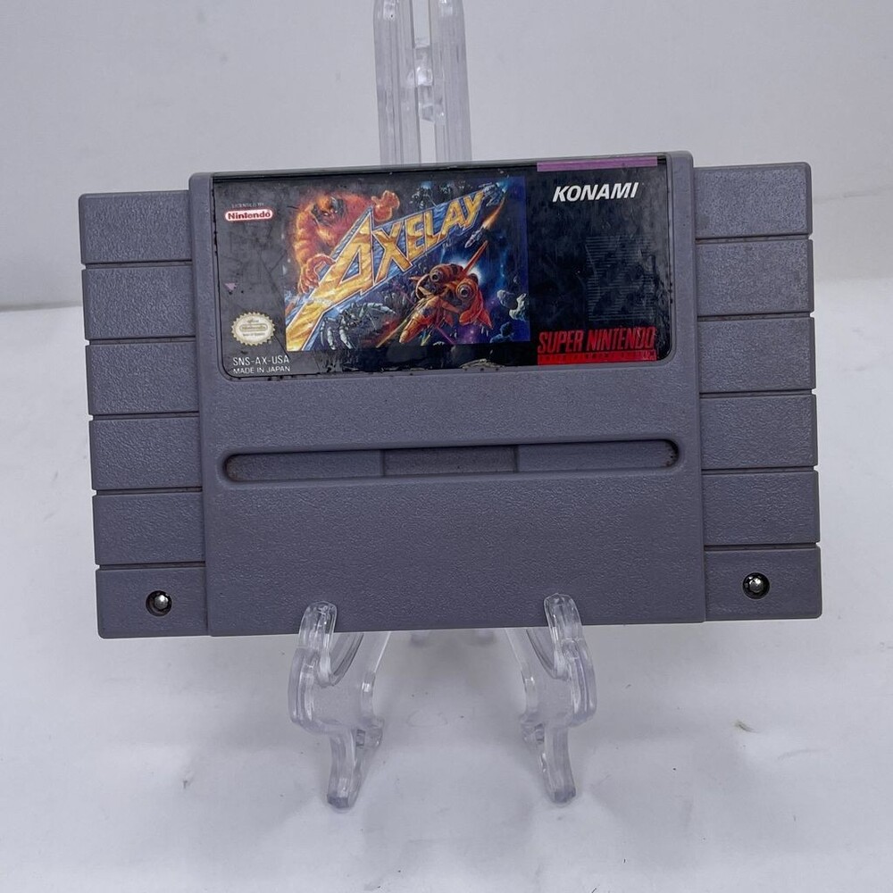Axelay SNES Konami 16-Bit Shooter (Super Nintendo, 1992) Cartridge Only